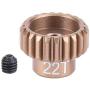 Baosity Metal 22T Spur Motor-Gear for Sakura CS S XIS D4 1/10 Drift Racing Car RC On-Road Car Upgrade Replacement Parts