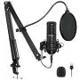 Podcast Microphone 192KHZ/24BIT MAONO AU-PM420 Metal USB Condenser Cardioid PC Mic with Professional Sound Chipset for Gaming, Streaming, YouTube, Voice Over, Studio/Home Recording Podcast Microphone 192KHZ/24BIT MAONO AU-PM420 Metal USB Condenser Cardioid PC Mic with Professional Sound Chipset for Gaming, Streaming, YouTube, Voice Over, Studio/Home Recording