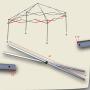 Quik Shade Weekender Elite 10 x 10 WE100 Canopy Side Truss Bar Replacement Parts