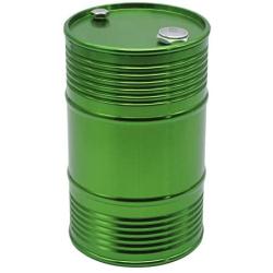 LAFEINA Metal 96mm/3.8in Oil Drum Fuel Tank Container for 1/10 RC4WD D90 SCX10 Rock Crawler RC Car Decor Parts (Green)