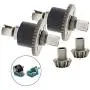 lahomia 2Pcs 1:14 RC Metal Differential & Planet Gear for WLtoys 144001 Accessories