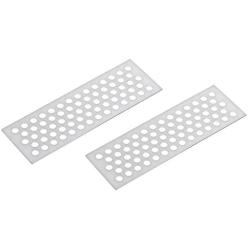 Fityle 2 Pcs Silver Sand Ladders Ramps For 1:10 Scale RC Truck Accessories