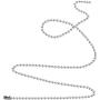 Pistha 20 Pieces Stainless Steel Bead Chain 30 Inches Ball Chain Necklaces