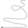 Pistha 20 Pieces Stainless Steel Bead Chain 30 Inches Ball Chain Necklaces