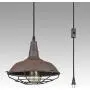 AXILAND Farmhouse Industrial Lighting Fixture Plug in Pendant Metal Hanging Lights AXILAND Farmhouse Industrial Lighting Fixture Plug in Pendant Metal Hanging Lights