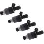 Fuel Injectors Parts,ROADFAR 6 Hole Engine Fuel Injector Kits Fit for 1999 2000 Chevy S10,1998 1999 Chevy Cavalier Pontiac Sunfire,1998 1999 2000 GMC Sonoma 17122106,Set of 4