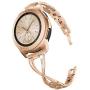V-MORO Jewelry Bangle Compatible with Galaxy Watch 42mm Bands/Active 44mm 40mm/Samsung Galaxy Watch3 41mm Band Rose Gold Women 20mm Bling Metal Stainless Steel Replacement for Samsung Galaxy Watch 42mm R810 Rose Gold