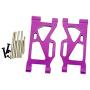 Mingbai Alloy Front&Rear Suspension Arms for WLtoys 124019 1/12 RC Car, RC Car Upgrade Metal Front&Rear Swing Arm Spare Part (2-Pack Rear Swing Arm)