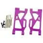 Mingbai Alloy Front&Rear Suspension Arms for WLtoys 124019 1/12 RC Car, RC Car Upgrade Metal Front&Rear Swing Arm Spare Part (2-Pack Rear Swing Arm)