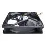 Pinfox 12V DC 120mm Quiet Cooling Fan Silent, Variable Speed Control by 5V to 12V Input, Dual Ball Bearings 3 Pin for PC Computer Case, Home Theater Cabinet, Receiver DVR Xbox, Incubator