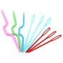 Crochet Hook Set Ergonomic ,Soft Handle Needles for Crocheting 12pcs Yarn Knitting kit with Case ,Coloured 2mm(B)-8mm(L) hooks for arthritic hand Best Gift for Women