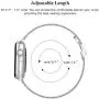 Compatible with Apple Watch Bands 38mm 40mm 42mm 44mm, Stainless Steel Metal Mesh Wristband Loop Replacement Band for Women Men Iwatch Series 6 5 4 3 2 1 with Gift Package (Silver, 38mm/40mm) Compatible with Apple Watch Bands 38mm 40mm 42mm 44mm, Stainless Steel Metal Mesh Wristband Loop Replacement Band for Women Men Iwatch Series 6 5 4 3 2 1 with Gift Package (Silver, 38mm/40mm)