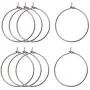 WOCRAFT 150pcs 25mm Strong Stainless Steel Wine Glass Charm Rings Earring Beading Hoop Party Favor for Jewelry Making (10575) WOCRAFT 150pcs 25mm Strong Stainless Steel Wine Glass Charm Rings Earring Beading Hoop Party Favor for Jewelry Making (10575)