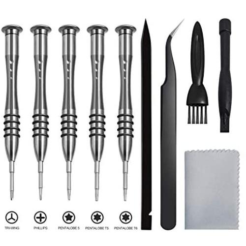 Screwdriver Set for MacBook, Tri-Wing Phillips Pentalobe 5 Pentalobe T5 Pentalobe T6 Screwdrivers Repair Tool Kit for Apple MacBook Mac Retina Pro Air