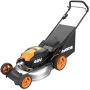 WORX WG751 40V Power Share 5.0 Ah 20'' Lawn Mower w/ Mulching and Side Discharge Capabilities (2x20V Batteries)