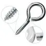 100pcs Screw Eye,1 inch Lag Eyebolts Thread Eye Screws, Silver Plated Metal Eye Shape Screw Hooks Self-Tapping Screws Hooks Ring 100pcs Screw Eye,1 inch Lag Eyebolts Thread Eye Screws, Silver Plated Metal Eye Shape Screw Hooks Self-Tapping Screws Hooks Ring