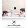 Bluetooth Shower Speaker, VicTsing C6 Waterproof Bluetooth Speaker with 6H Playtime, Loud HD Sound, Portable Outdoor Speaker with Suction Cup & Sturdy Hook for Pool Beach Home Party Travel, Blue