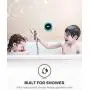 Bluetooth Shower Speaker, VicTsing C6 Waterproof Bluetooth Speaker with 6H Playtime, Loud HD Sound, Portable Outdoor Speaker with Suction Cup & Sturdy Hook for Pool Beach Home Party Travel, Blue