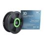 ZIRO 3D Printer Filament PLA PRO Basic Color Series 1.75MM 1KG(2.2lbs), Dimensional Accuracy +/- 0.03mm,Black（4Rolls/Pack）