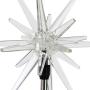 Exhart Solar Star Garden Light Stake – Crystal Star Metal Garden Stake w/Solar Panel, Acrylic Outdoor Crystal Décor, Garden Décor, Crystal Star Stake – Led Accent Lights for Yard/Garden/Patio 6 x 6 x