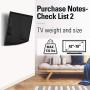 Mounting Dream Tilt TV Wall Mount TV Bracket for Most of 42-70 Inches TV, TV Mount Tilt up to 20 Degrees with VESA 200x100 to 600x400mm and Loading 132 lbs, Fits 16'', 18'', 24'' Studs MD2165-LK