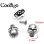 30 Pack Skull Rivet Studs Spikes Punk Rock Speedy Rivets for Fabric Leather Craft Crafting Shoe Bag Dog Collar Parts Accessories #GZ035-AS