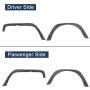 Hooke Road Wrangler TJ Steel Fender Flares Front & Rear Mud Guards Compatible with Jeep Wrangler TJ 1997-2006 - Set