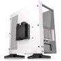 Thermaltake Core P3 ATX Tempered Glass Gaming Computer Case Chassis, Open Frame Panoramic Viewing, White Edition, CA-1G4-00M6WN-05,Snow