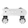 Moebius Metal Mecanum Omni Wheel Robot Car Kit with 4pcs DC 12V Speed Encoder Motor, 4WD Robot Platform Chassis Maximum Load 15KG for Arduino/ Raspberry Pi DIY STEM Educational Competition