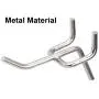 100 Pack 2 inch Metal Pegboard Hooks fits 1/8 or 1/4 inch Pegboard and Slatwall Holes, 1/8 inch Diameter PEG Board Pegboard Shelving Hooks for Garage, Kitchen, Craft Shop, Retail Shop, Office 100 Pack 2 inch Metal Pegboard Hooks fits 1/8 or 1/4 inch Pegboard and Slatwall Holes, 1/8 inch Diameter PEG Board Pegboard Shelving Hooks for Garage, Kitchen, Craft Shop, Retail Shop, Office