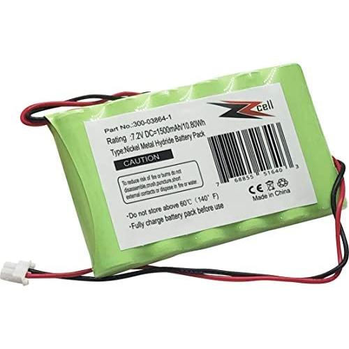 ZZcell Battery for Honeywell Ademco Alarm Part # 300-03864-1 LYNXRCHKITHC 781410403291 55026089 WALYNX-RCHB-SC WALYNXRCHBSC LYNXRCHKIT-SC 1500mAh (Note: Please Check Part No. Before Purchase)