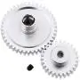 Hobbypark Metal Diff Differential Main Gear 42T & Motor Pinion Gear 27T Set for WLtoys A959-B A969-B A979-B K929-B 1/18 Scale RC Car Upgrade Parts (Sliver) Hobbypark Metal Diff Differential Main Gear 42T & Motor Pinion Gear 27T Set for WLtoys A959-B A969-B A979-B K929-B 1/18 Scale RC Car Upgrade Parts (Sliver)