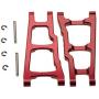 Ky-RC 1 Set Aluminum Alloy Metal Upgrade Chassis Parts Kit for Traxxas Slash 4x4 1/10 RC Car Truck Parts Accessories W001 (Red)