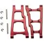 Ky-RC 1 Set Aluminum Alloy Metal Upgrade Chassis Parts Kit for Traxxas Slash 4x4 1/10 RC Car Truck Parts Accessories W001 (Red)