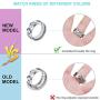 Invisible Ring Size Adjuster with Silver Polishing Cloth ,Jewelry Guard, Tightener ,Spacer, Sizer, Fitter,Reducer for Wide Rings,Multi-Size Ring Resizer,Set of 54+3 PCS