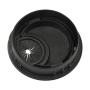 TOVOT 4 Pack Desk Grommet 2'' Black Metal Desk Cord Cable Hole Cover Grommet for Cord Management