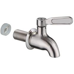 Sumerain Spigot for Beverage Dispenser,SUS304 Stainless Steel Metal Spigot Dispenser for Jar, Juice,Cold Drink,Wine,Beer