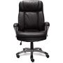 Serta 43675 Big & Tall Executive Office Chair High Back All Day Comfort Ergonomic Lumbar Support, Bonded Leather, Black
