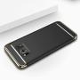 Galaxy S8 Case, 3 in 1 Hybrid Hard Plastic Case Ultra Thin and Slim Anti-Scratch Matte Finish Back Cover for Samsung Galaxy S8 (5.8)(2017) - Black