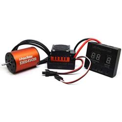 BIEHOL B3650 4300KV Brushless Motor+60A ESC +Program Card Combo for 1/10 RC Car Truck