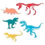 SXLFY Metal Die Cuts for Card Making Stencils DIY Scrapbook Supplies 2-Piece Set (Dinosaur Fossil)