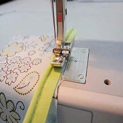 YEQIN Sewing 2 Sides Zipper Foot Snap-on #7306 for Brother Janome Singer Juki Sewing Machine