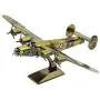 Fascinations Metal Earth 3D Metal Model Kit Bundle - Fokker Dr. I Triplane - B-24 Liberator - Tool Set