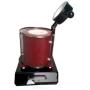 3kg Gold Melting Furnace 1600W 2100°F Automatic Digital Melting Casting Refining Smelting Furnace Machine for Melt Silver Gold Copper Tin Aluminum Precious Metals (3kg Crucible Capacity, Red 1)