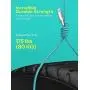 Xcentz iPhone Charger 6ft, Apple MFi Certified Lightning Cable iPhone Charger Cable Metal Connector, Durable Braided Nylon High-Speed Charging Cord for iPhone 11/X/XS Ma/XR/8 Plus/7/6/5, iPad, Blue