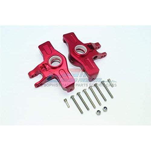 GPM for Traxxas Unlimited Desert Racer 4X4 (#85076-4) Upgrade Parts Aluminum Front Knuckle Arms - 1Pr Set Red