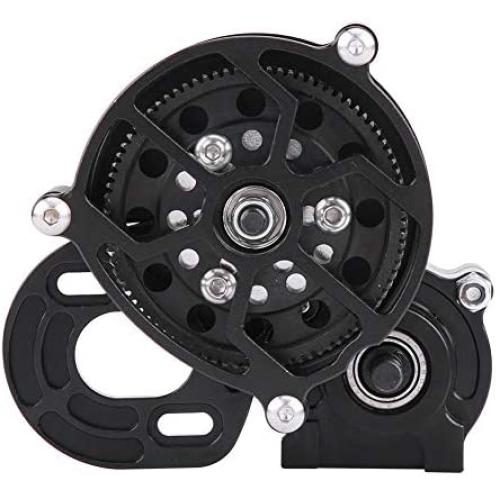 RC Car Transmission Gearbox with Gear, Metal RC Transmission Gear Box for Axial SCX10 RC Crawler Car Replacement Upgrade Part Accessory