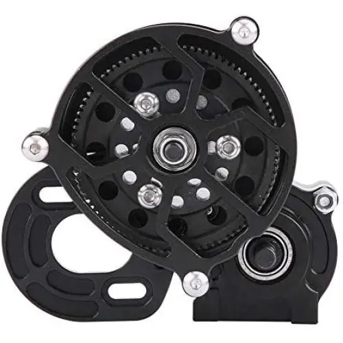 RC Car Transmission Gearbox with Gear, Metal RC Transmission Gear Box for Axial SCX10 RC Crawler Car Replacement Upgrade Part Accessory
