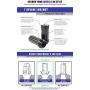Wheel Accessories Parts Set of 32 2.0'' Long Truck Small Diameter Lug Nut Closed End Bulge Acorn 7 Spline (M14 x 1.5, Black)