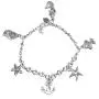 CCINEE Wholesale 100 Pieces Assorted Antique Charms Ocean Themed Sliver Pendants for Jewelry Making and Craft Making